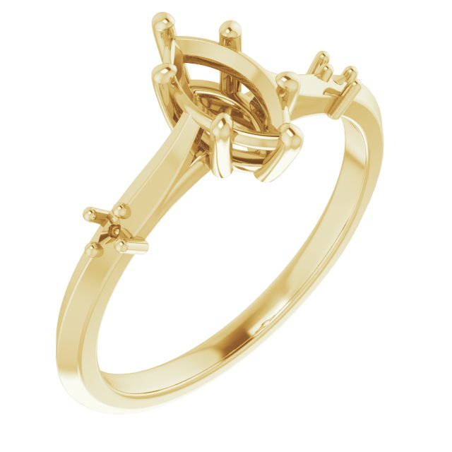 Accented Engagement Ring
