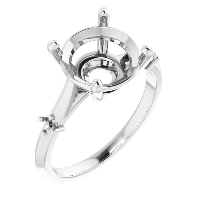 Accented Engagement Ring