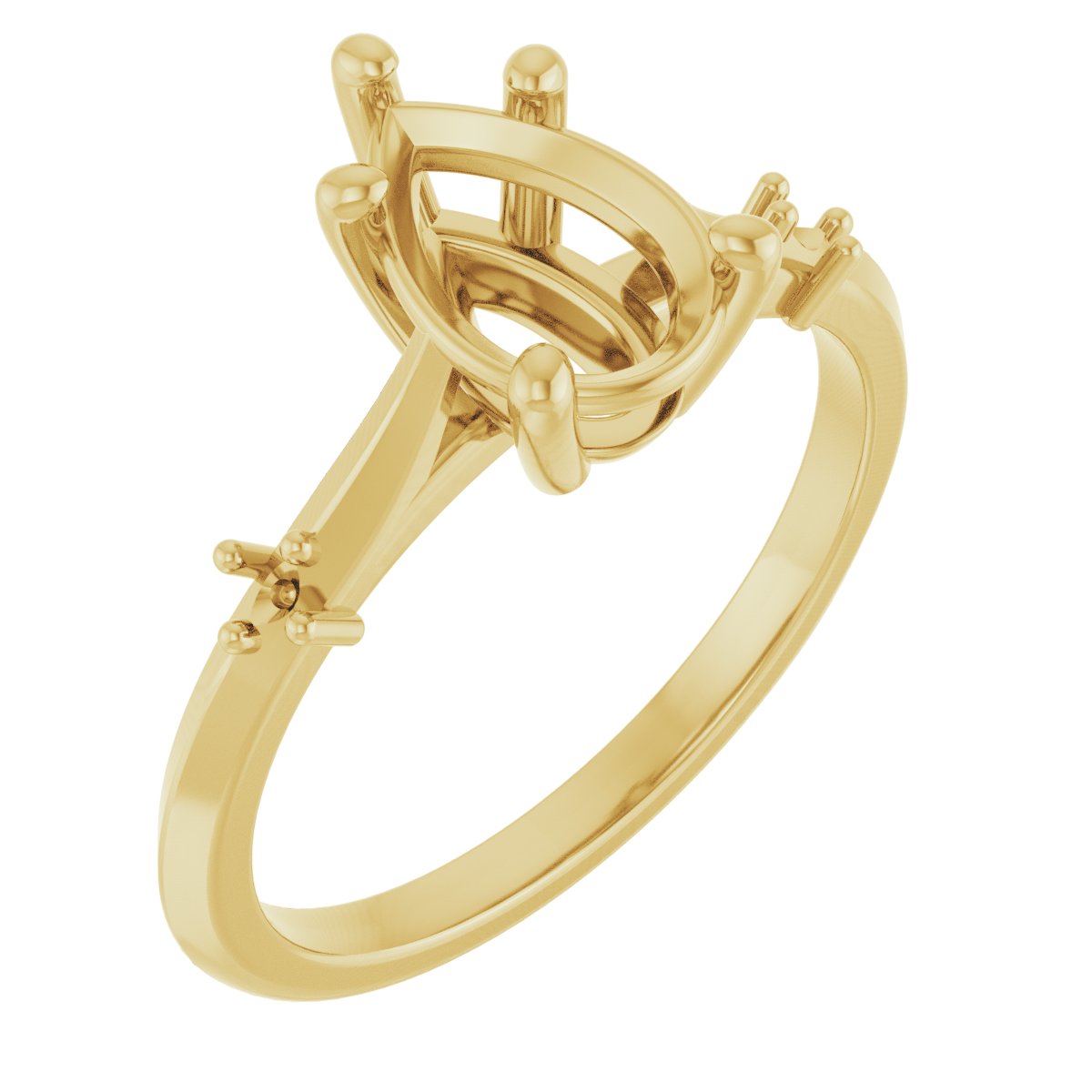 Accented Engagement Ring