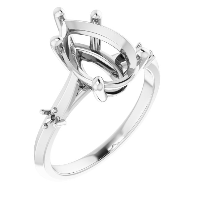Accented Engagement Ring