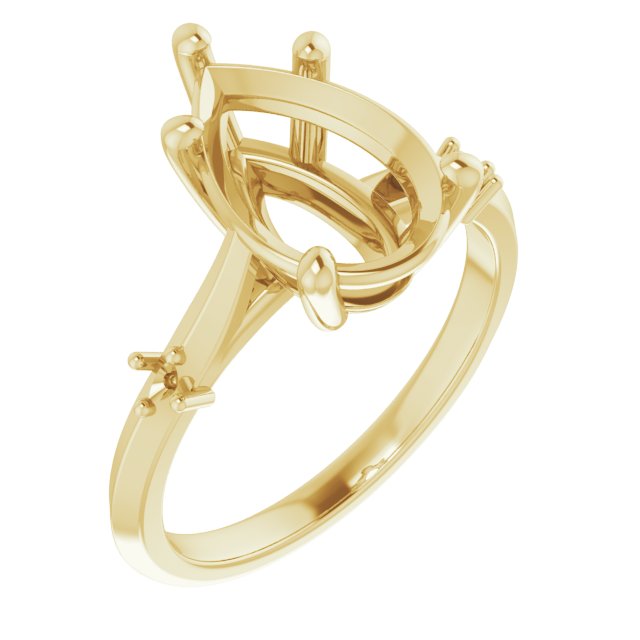 Accented Engagement Ring