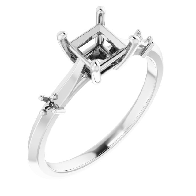 Accented Engagement Ring
