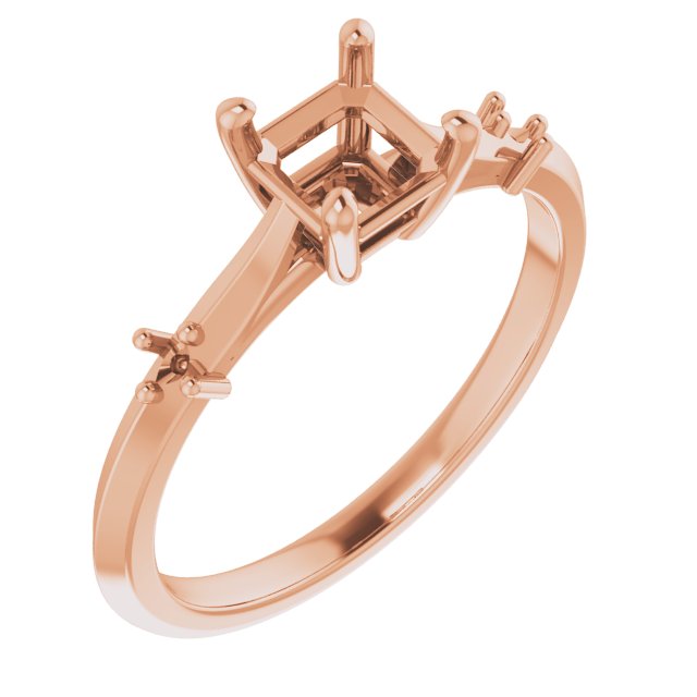 Accented Engagement Ring