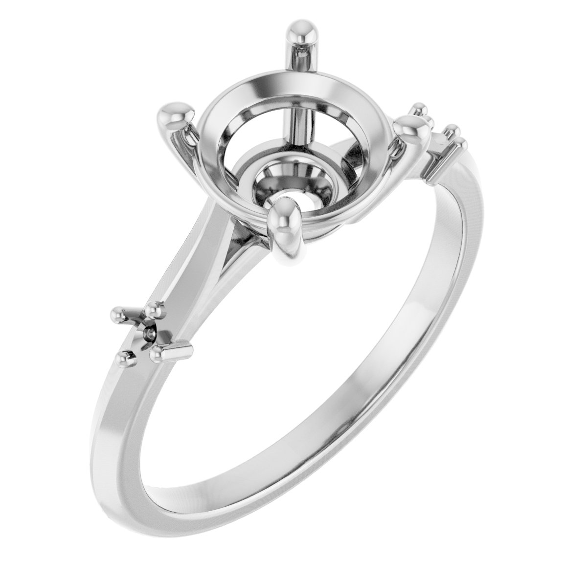 Accented Engagement Ring
