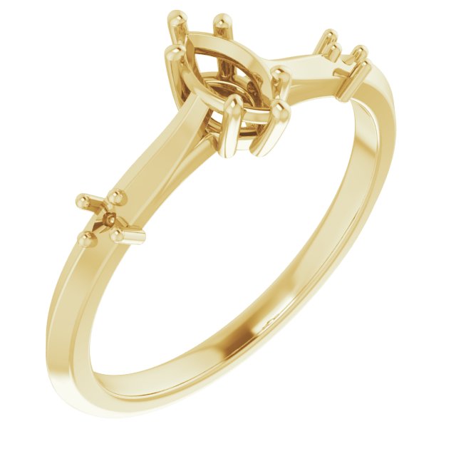 Accented Engagement Ring