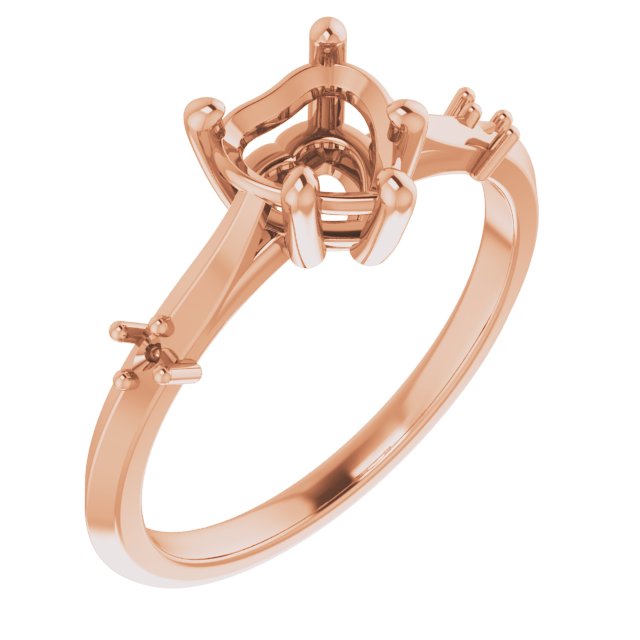 Accented Engagement Ring