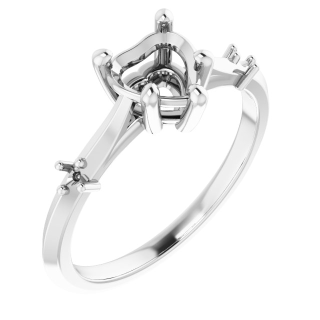 Accented Engagement Ring