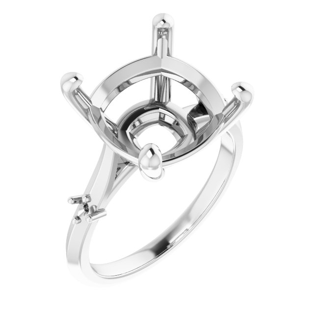 Accented Engagement Ring
