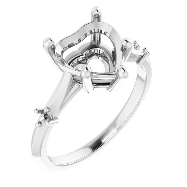 Accented Engagement Ring