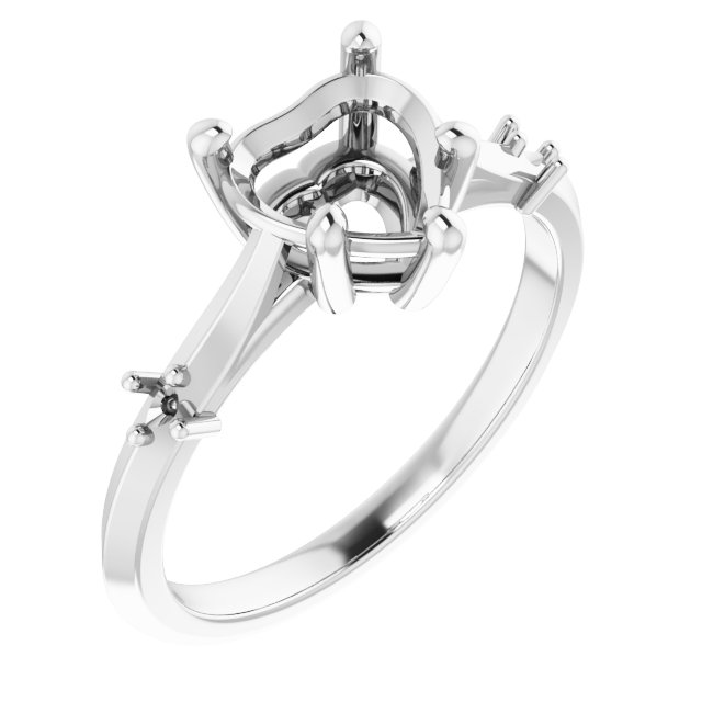 Accented Engagement Ring
