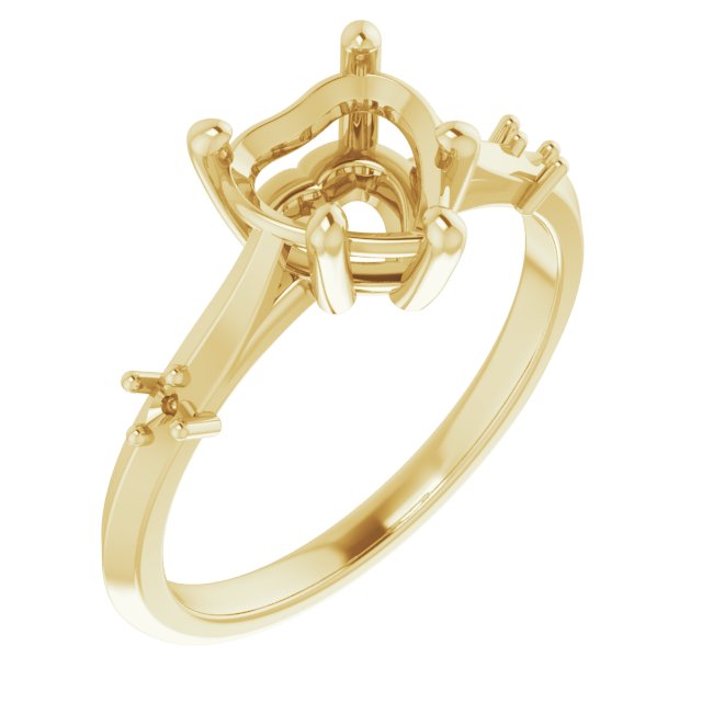 Accented Engagement Ring