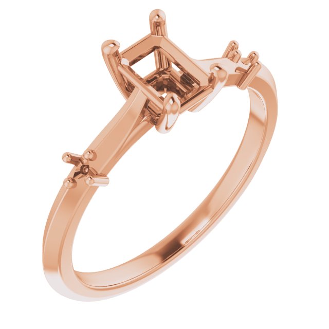 Accented Engagement Ring
