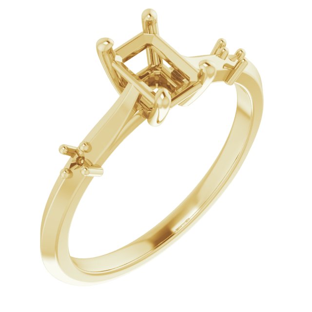Accented Engagement Ring