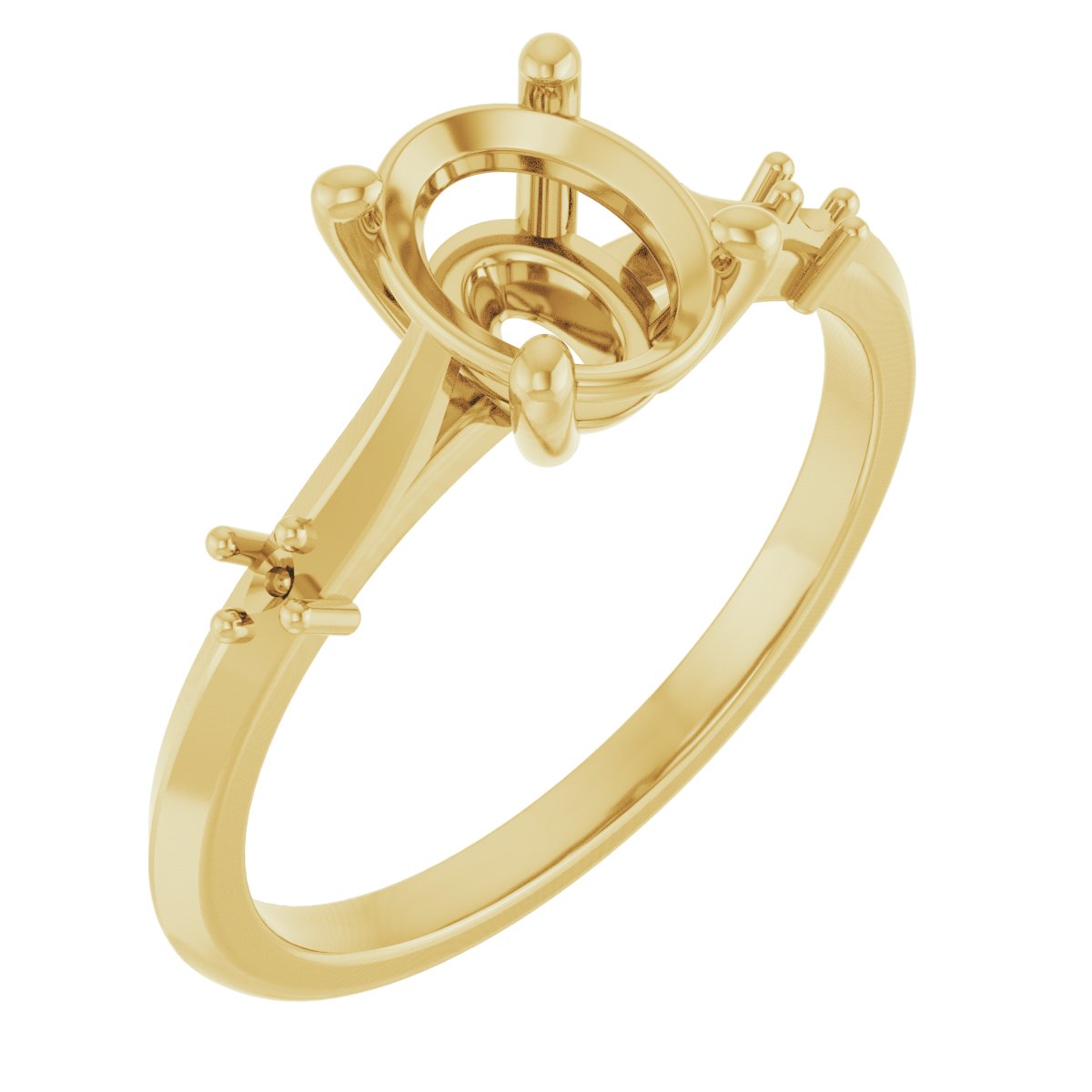 Accented Engagement Ring
