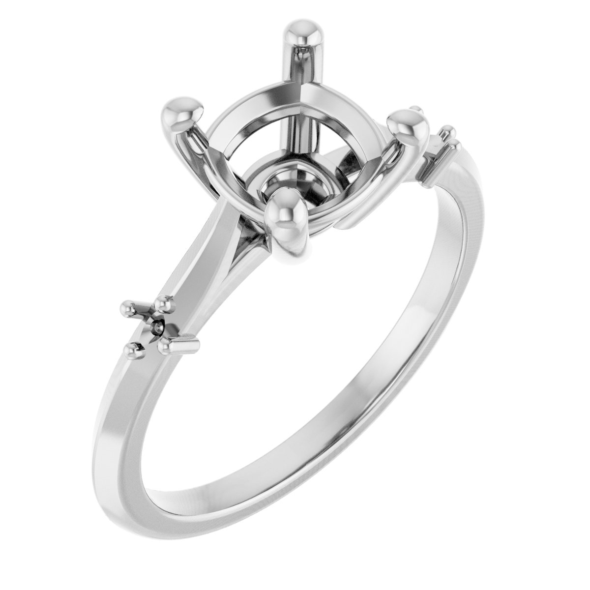 Accented Engagement Ring