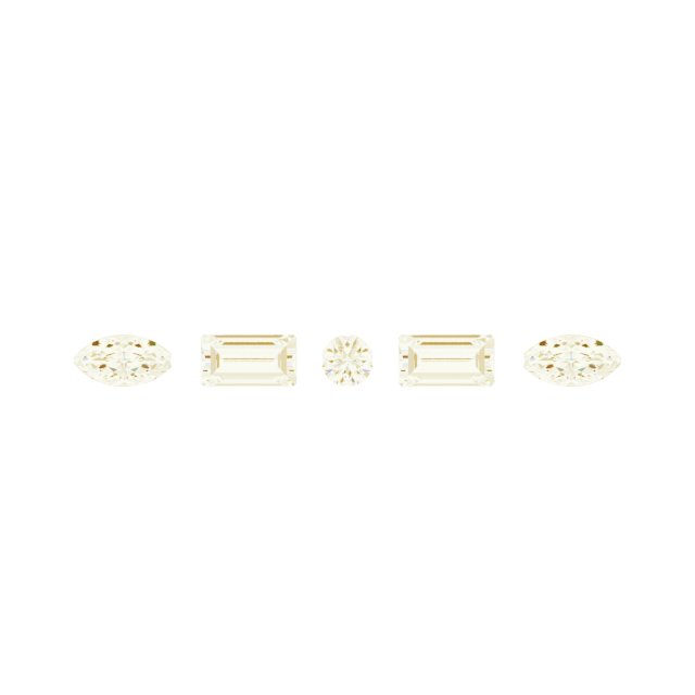 14K Yellow 1/6 CTW Natural Diamond Bar Necklace Center
