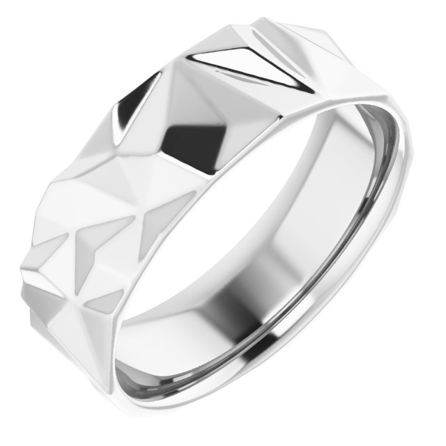 Geometric Comfort-Fit Flat Band
