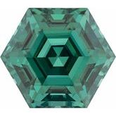 Hexagon Fancy Green Stuller Created Moissanite™