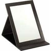 Mirror with Leatherette Flap/Stand