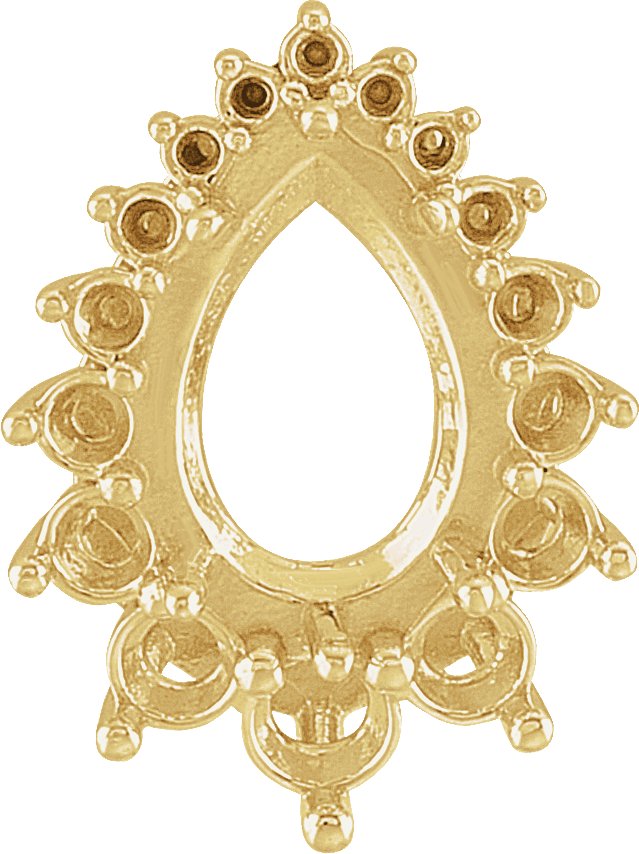 Graduated Halo-Style Necklace or Pendant