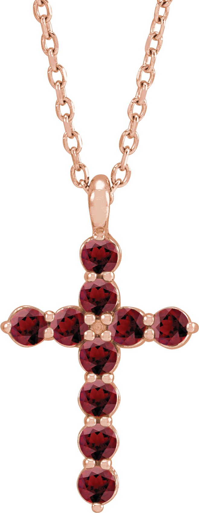 Accented Cross Necklace or Pendant
