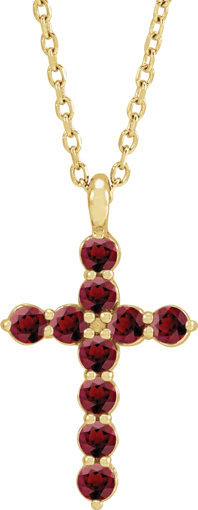 Accented Cross Necklace or Pendant