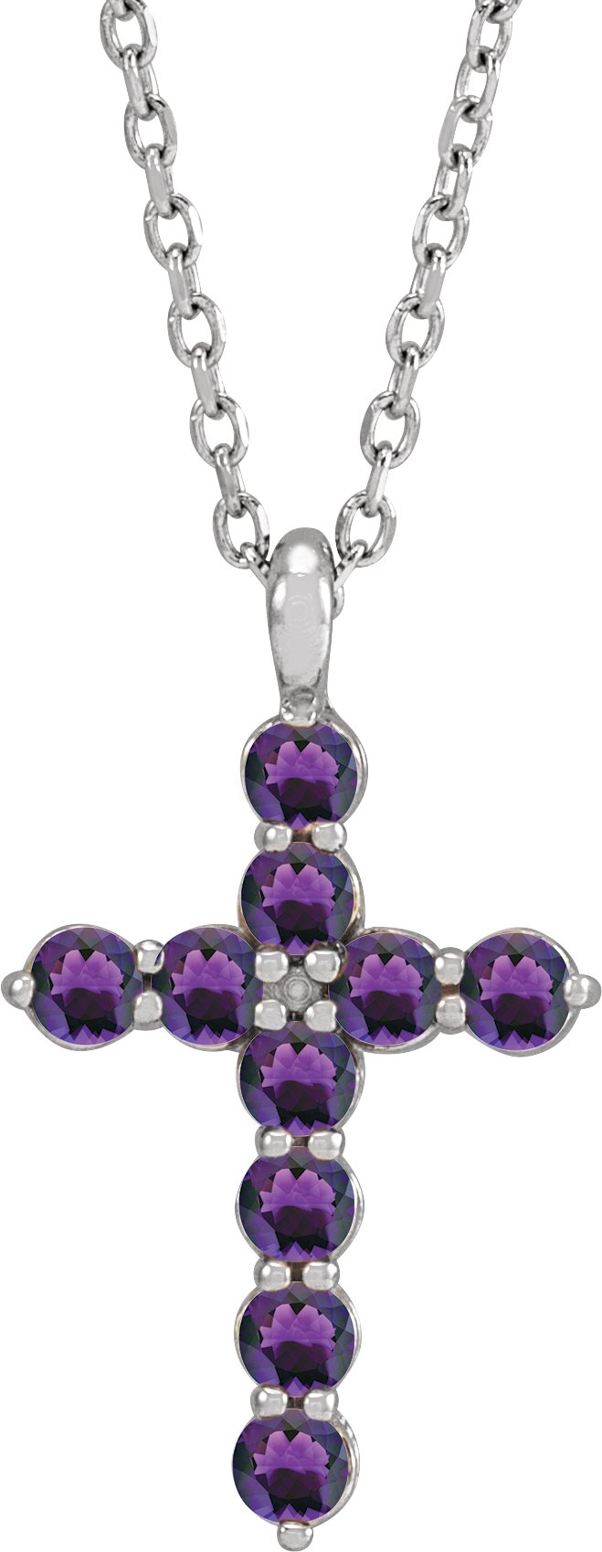 Accented Cross Necklace or Pendant