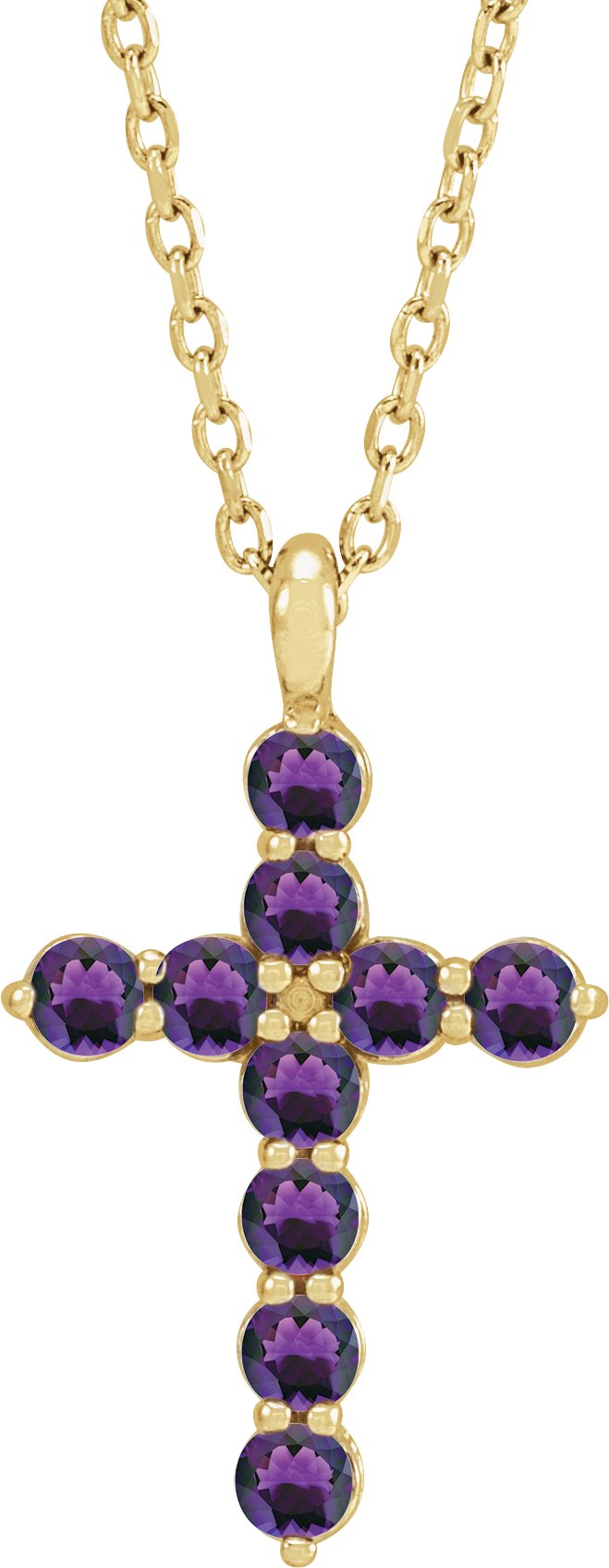 Accented Cross Necklace or Pendant