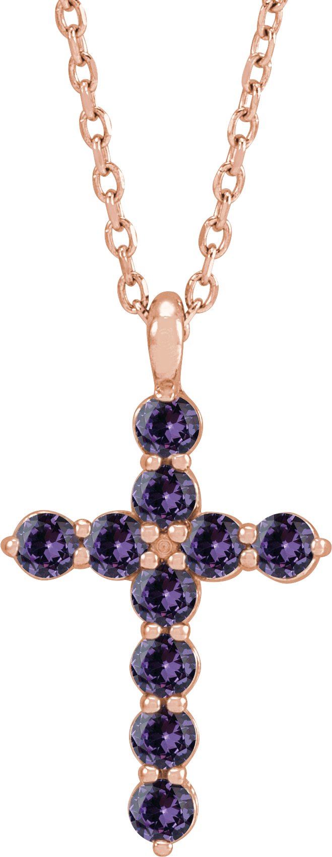 Accented Cross Necklace or Pendant