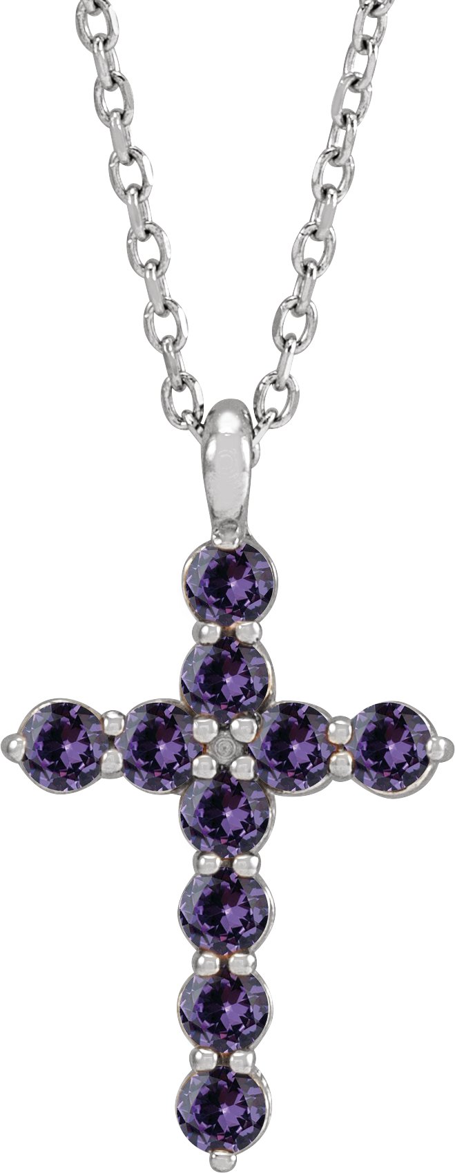 Accented Cross Necklace or Pendant