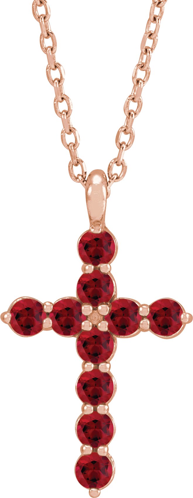 Accented Cross Necklace or Pendant