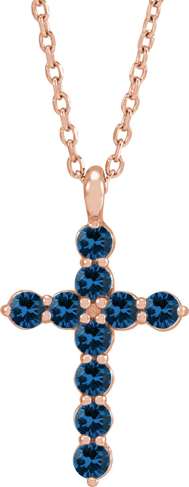 Accented Cross Necklace or Pendant