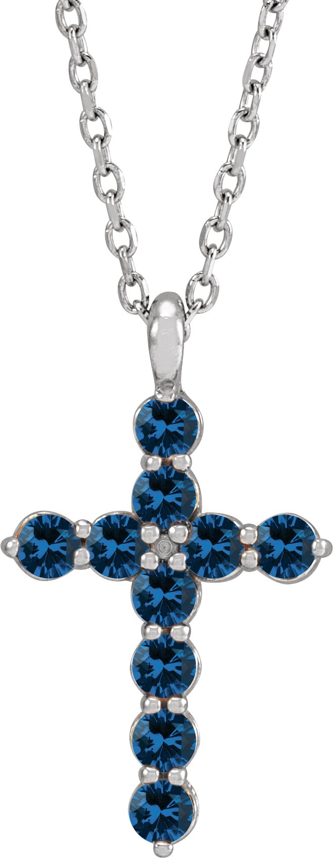 Accented Cross Necklace or Pendant