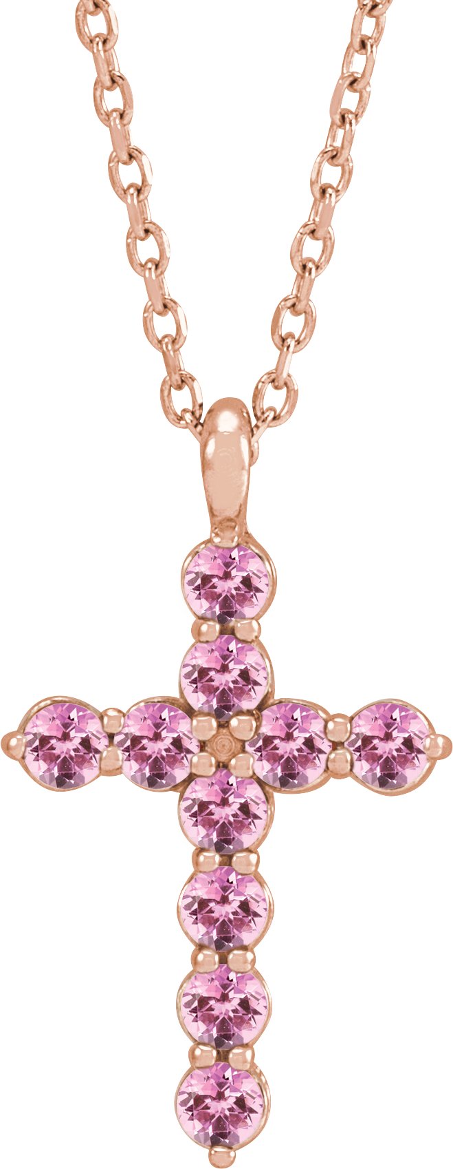 Accented Cross Necklace or Pendant