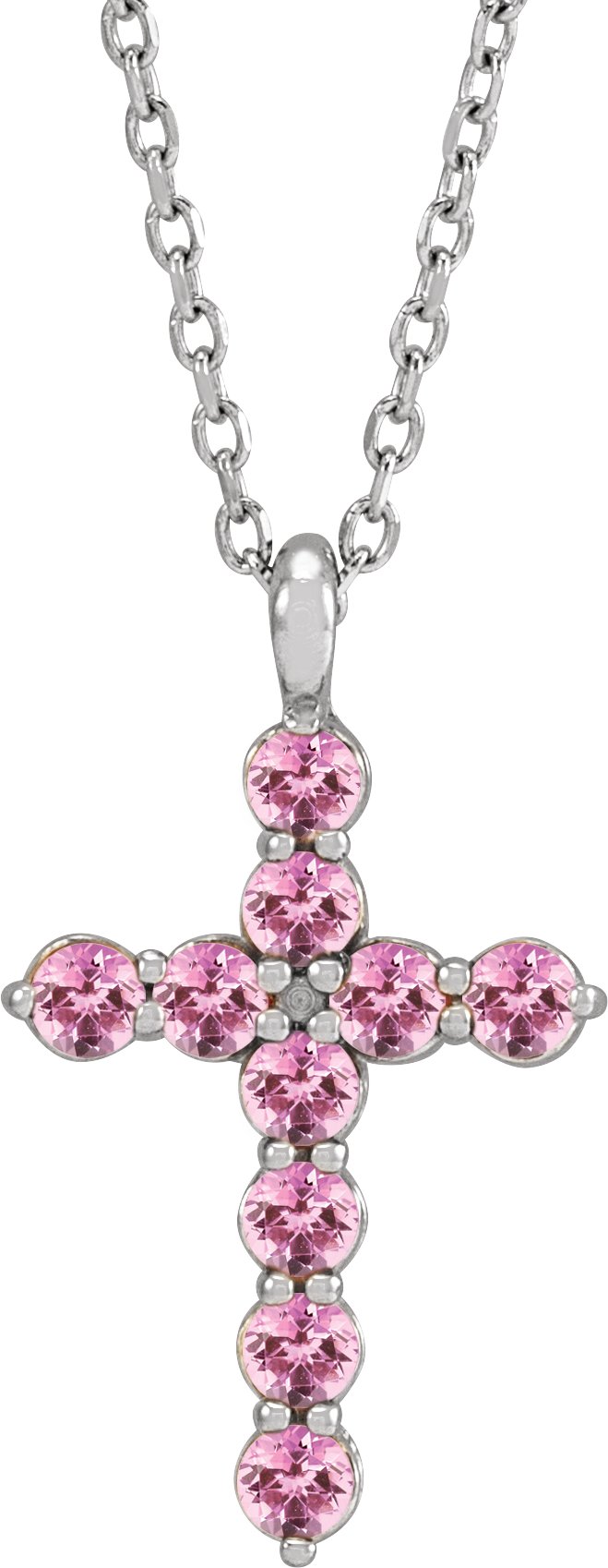 Accented Cross Necklace or Pendant