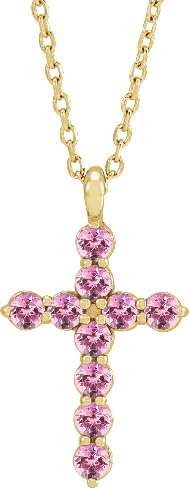 Accented Cross Necklace or Pendant