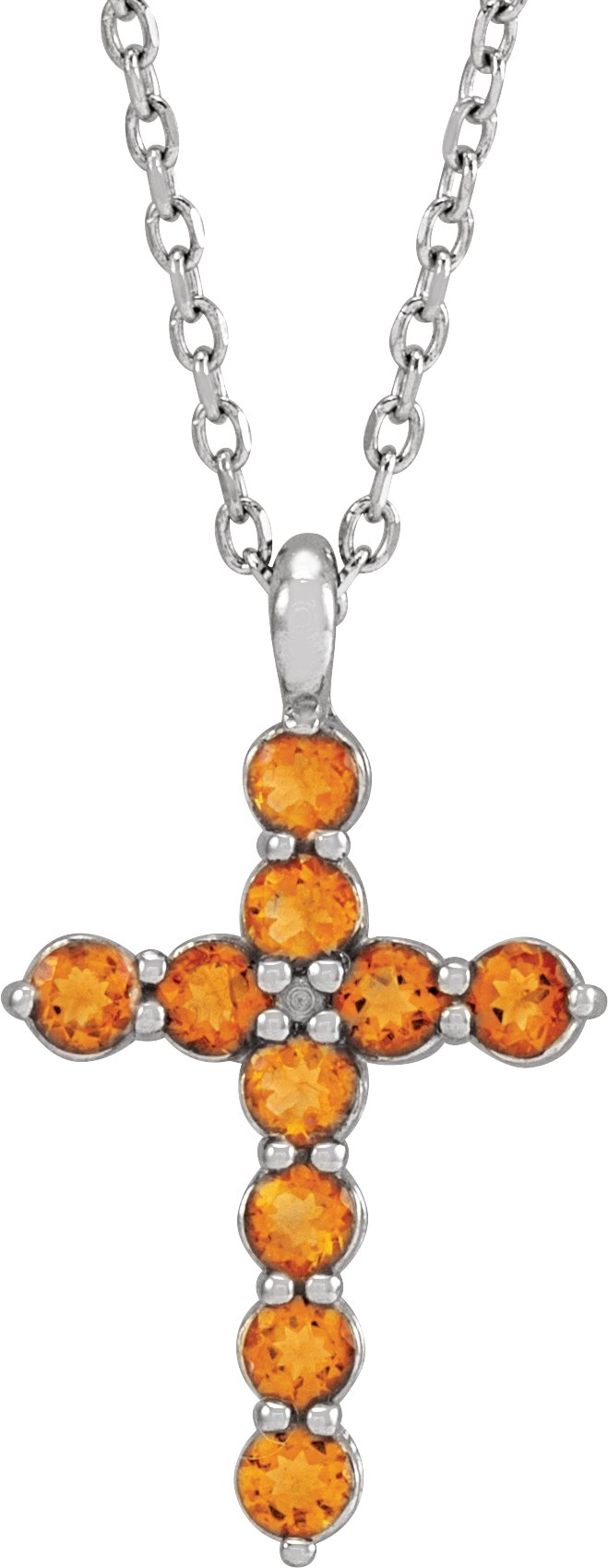 Accented Cross Necklace or Pendant