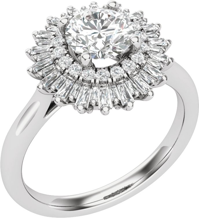 Art Deco Engagement Ring