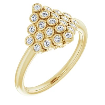 Gold Cluster Ring