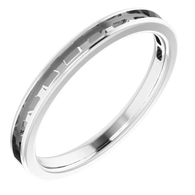 Straight Baguette Stackable Ring