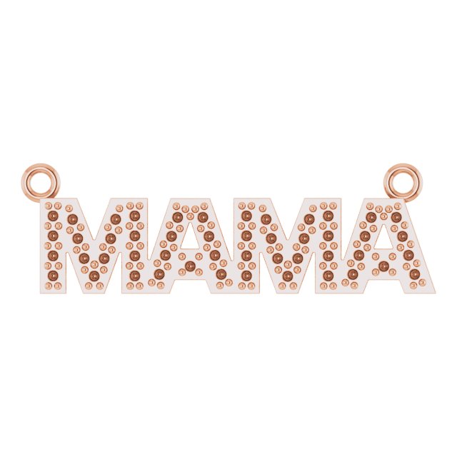 Accented "Mama" Necklace or Center