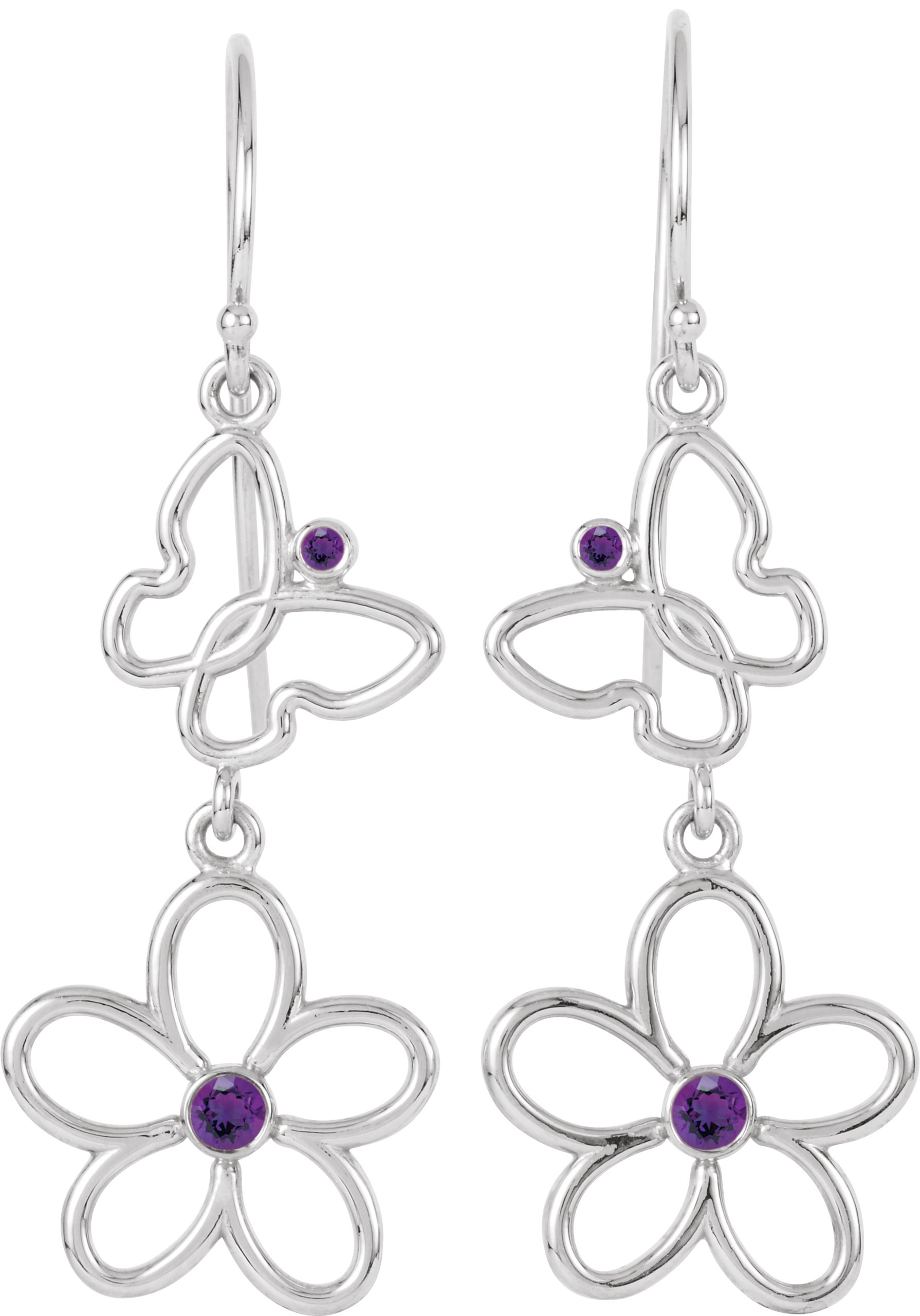 Butterfly & Floral Earrings