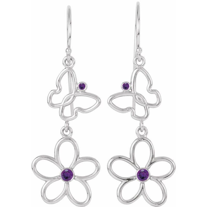 Butterfly & Floral Earrings