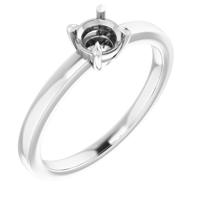 Claw-Prong Solitaire Engagement Ring