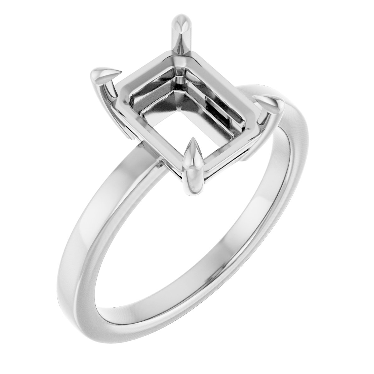 Claw-Prong Solitaire Engagement Ring