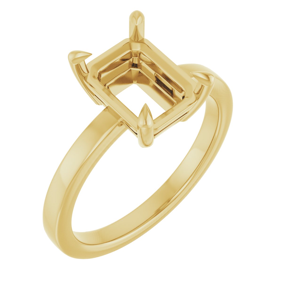 Claw-Prong Solitaire Engagement Ring