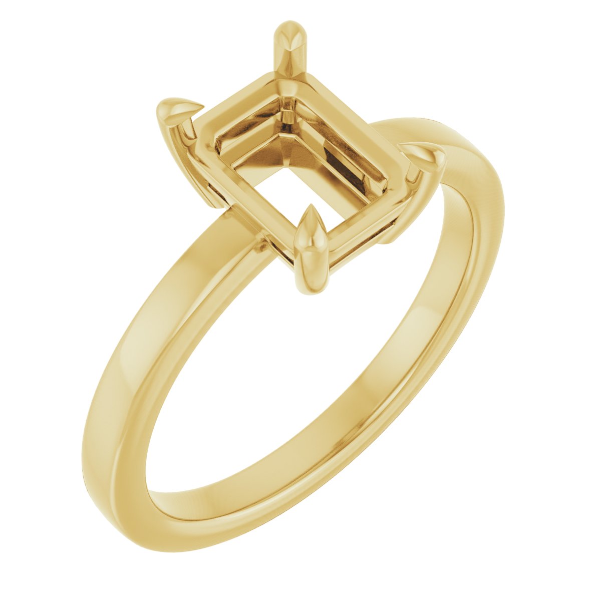 Claw-Prong Solitaire Engagement Ring