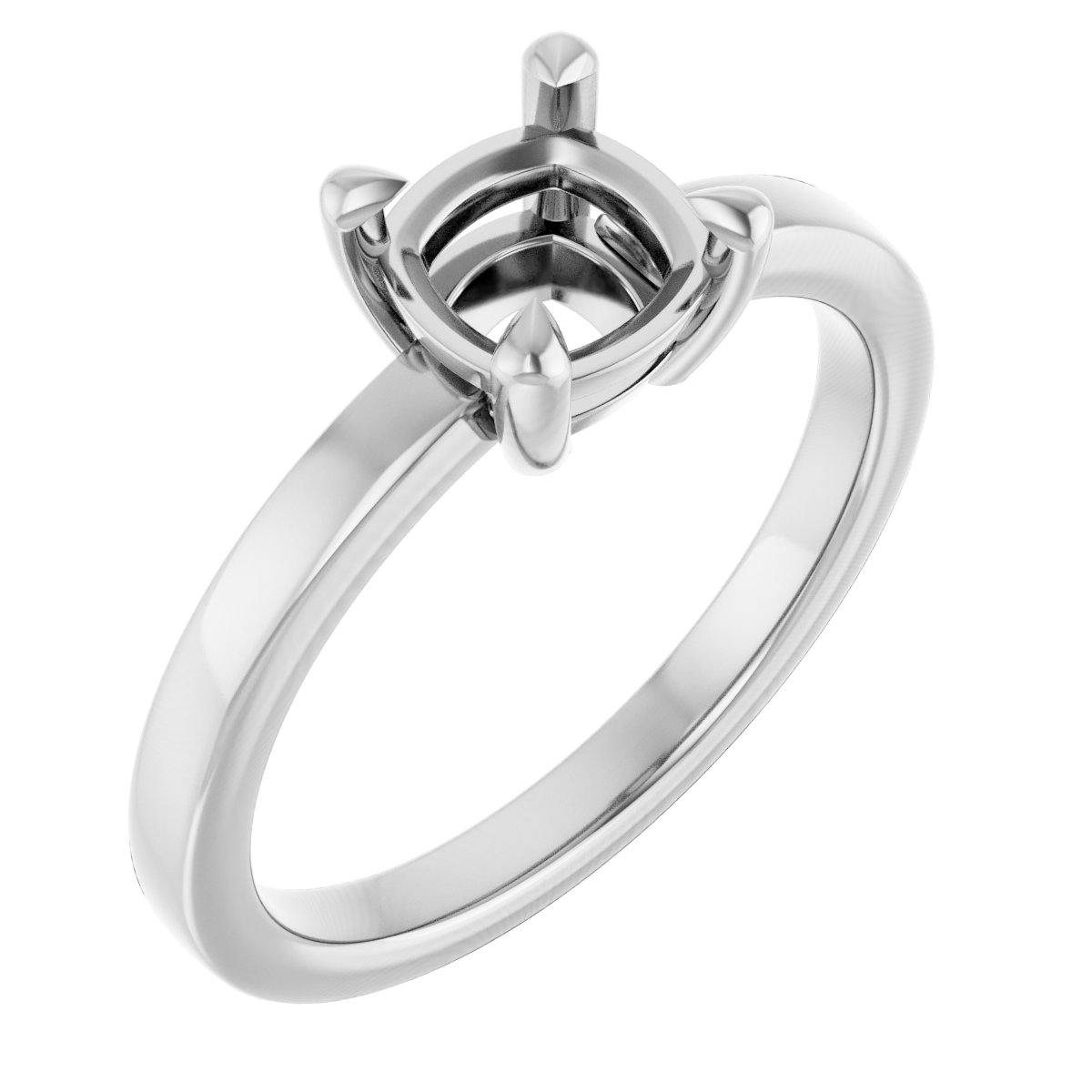 Claw-Prong Solitaire Engagement Ring