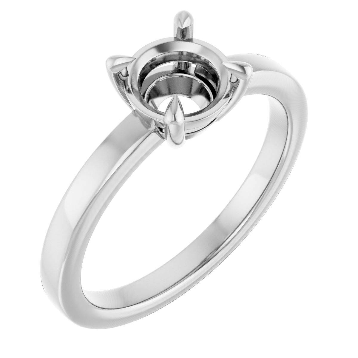Claw-Prong Solitaire Engagement Ring