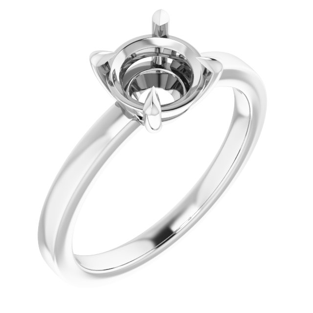 Claw-Prong Solitaire Engagement Ring
